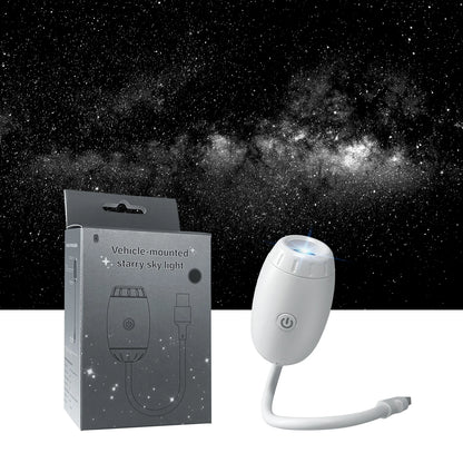 Galaxy Star Projector Light – USB Car & Room Ambient LED