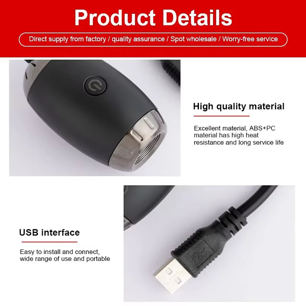 Galaxy Star Projector Light – USB Car & Room Ambient LED
