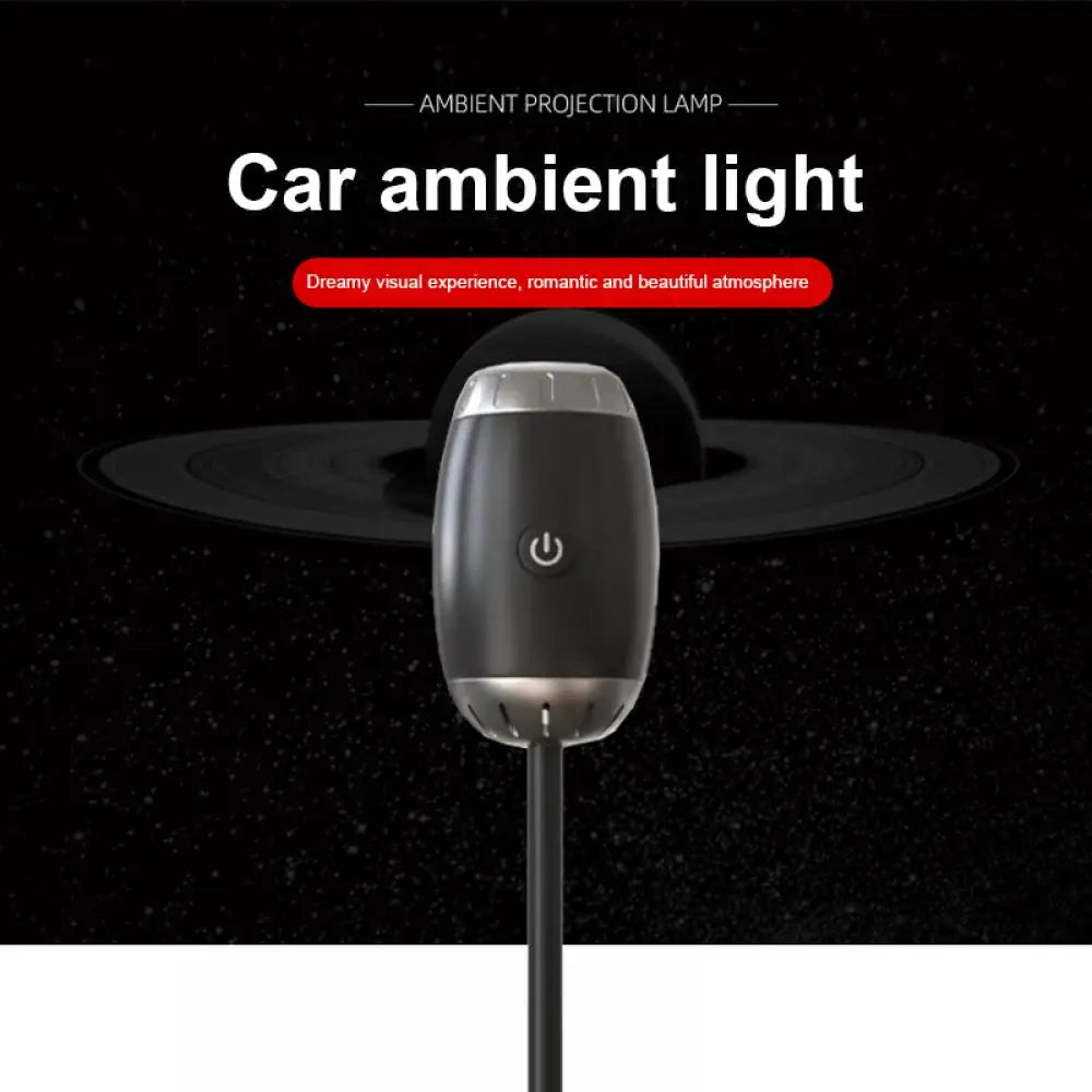 Galaxy Star Projector Light – USB Car & Room Ambient LED