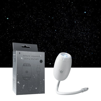 Galaxy Star Projector Light – USB Car & Room Ambient LED