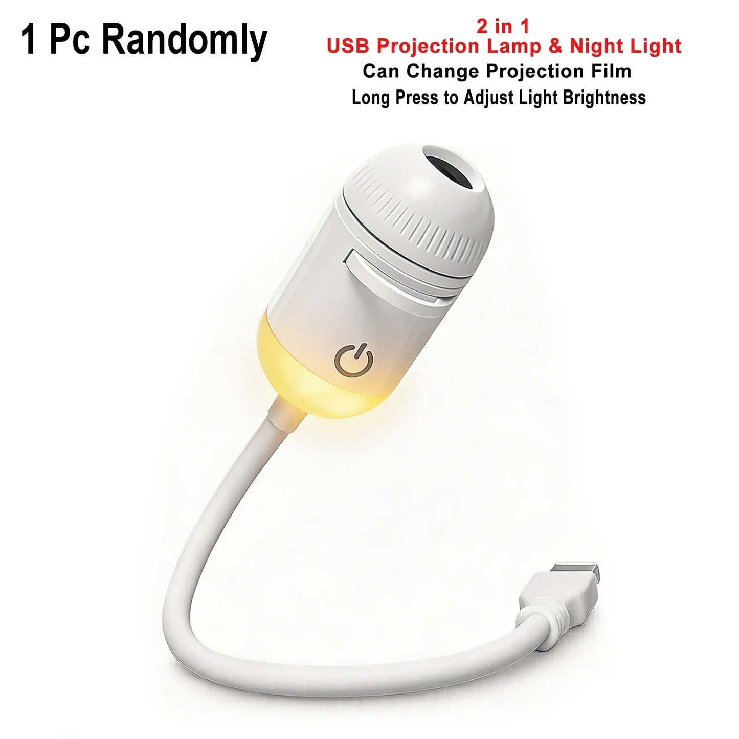 Galaxy Star Projector Light – USB Car & Room Ambient LED