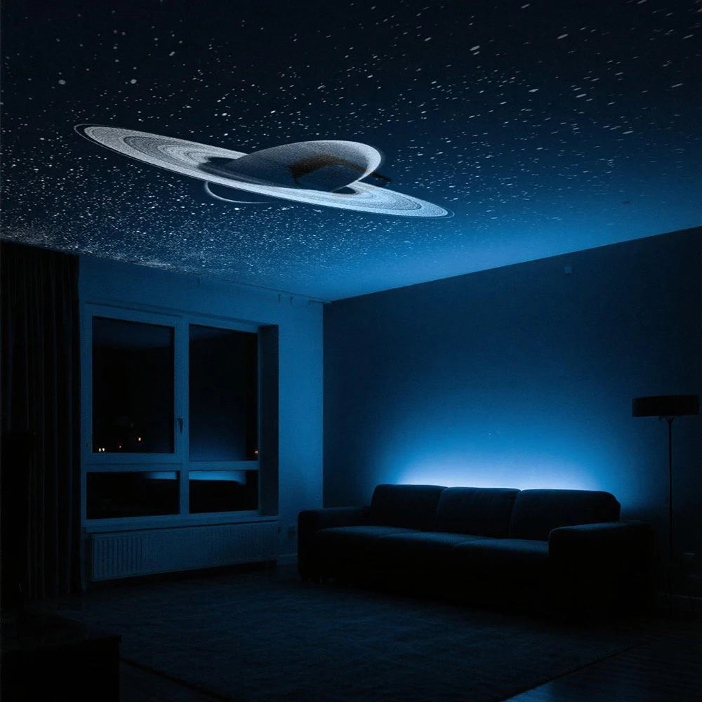 Galaxy Star Projector Light – USB Car & Room Ambient LED